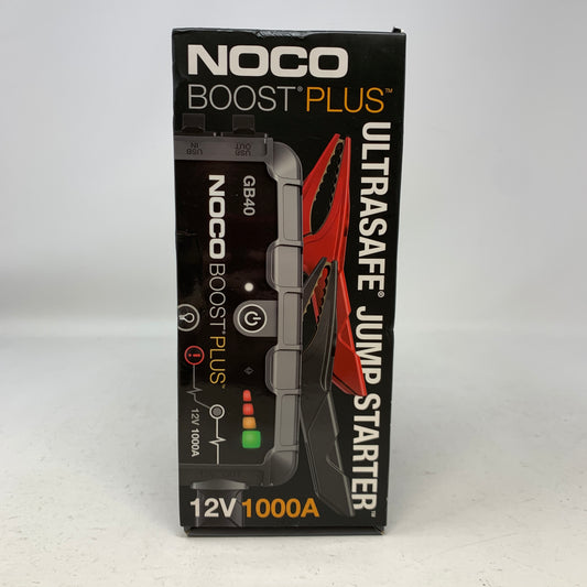 Noco Boost Plus GB40 1000A 12V UltraSafe Lithium Jump Starter Power Bank Portable