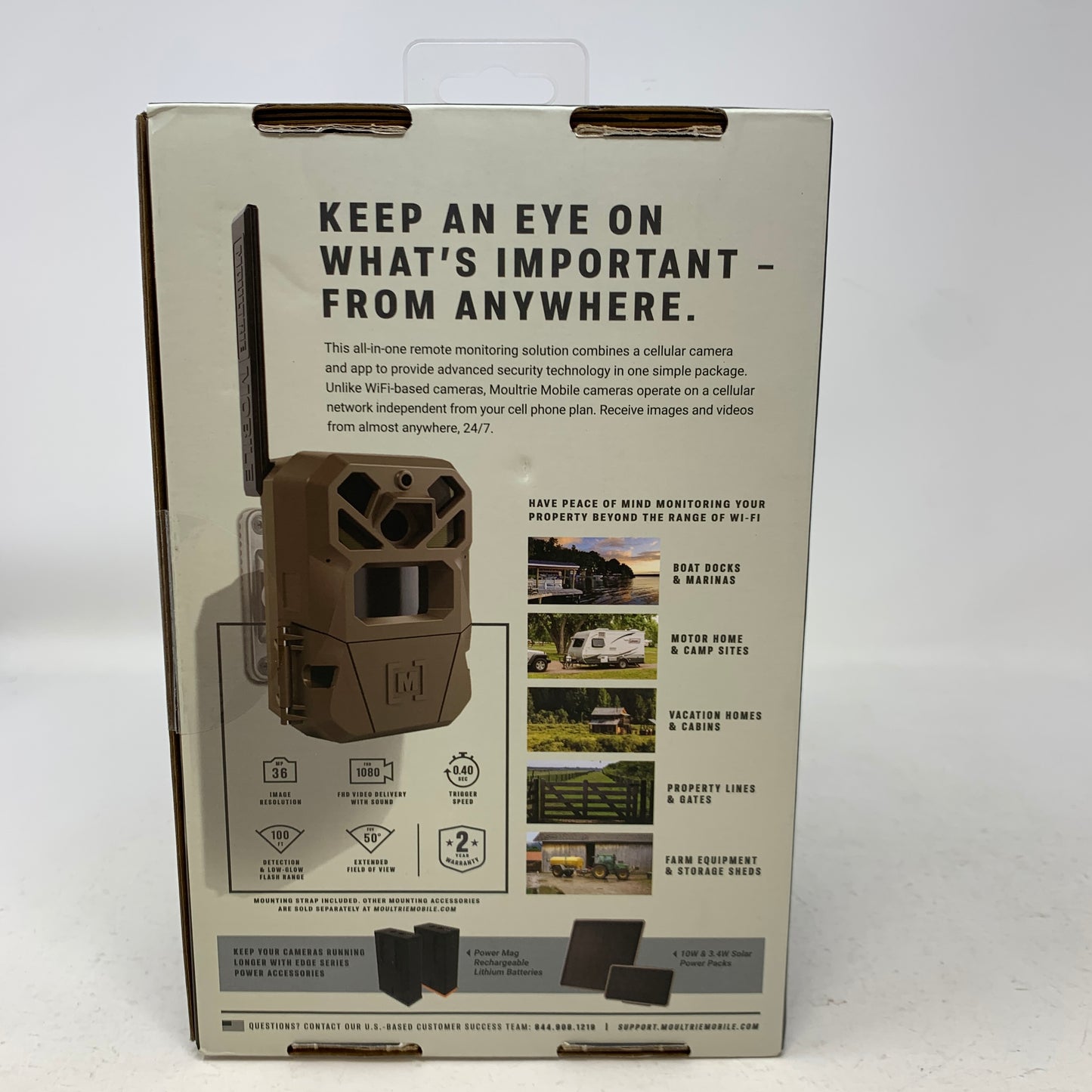 New Moultrie Mobil Edge 2 Cellular Trail Camera MMC-14162