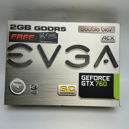 EVGA GeForce GTX 760 2GB GDDR5 Graphics Card 02G-P4-3765-KR