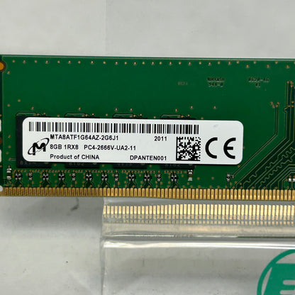 Micron PC4-2666V-UA2 8GB (1x8GB) RAM DDR4 2666MHz MTA8ATF1G64AZ-2G6J1