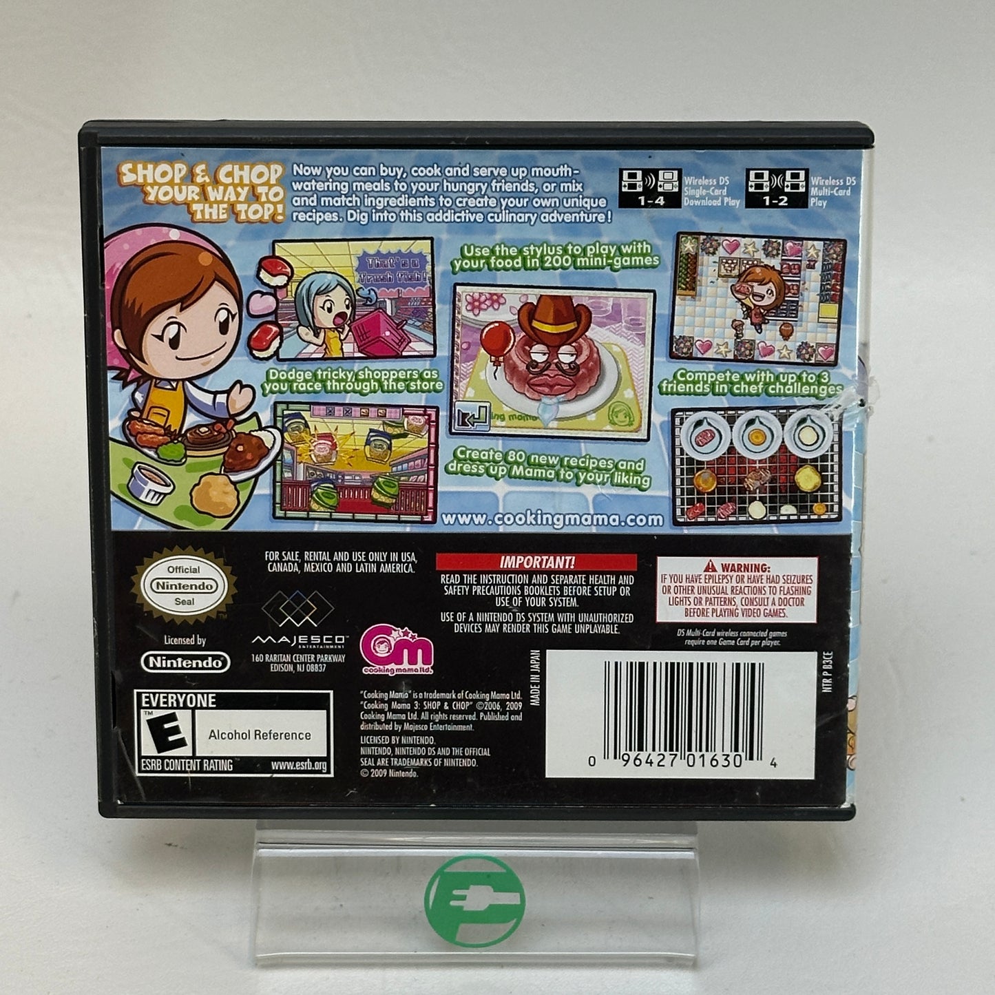 Cooking Mama 3 Shop & Chop Nintendo DS Game 2009 Complete CIB Tested