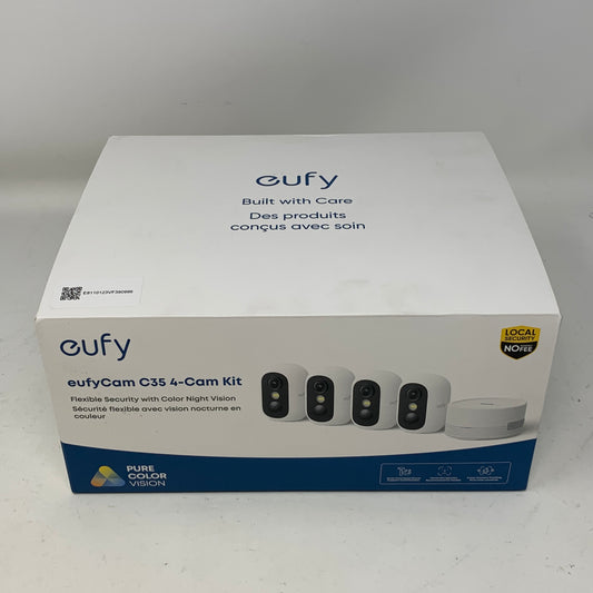 New eufy eufyCam C35 4Cam Kit Wireless Indoor/Outdoor Security