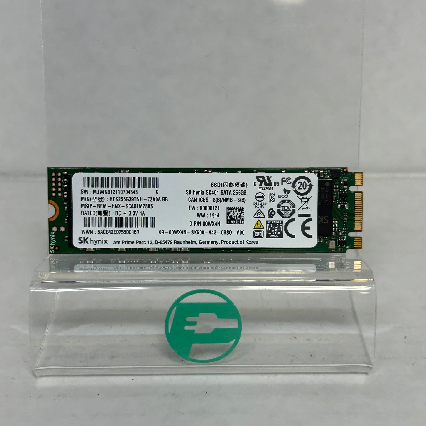 SK Hynix 2280mm SC401 256GB SATA III 6Gbps SSD HFS256G39TNH-73A0A