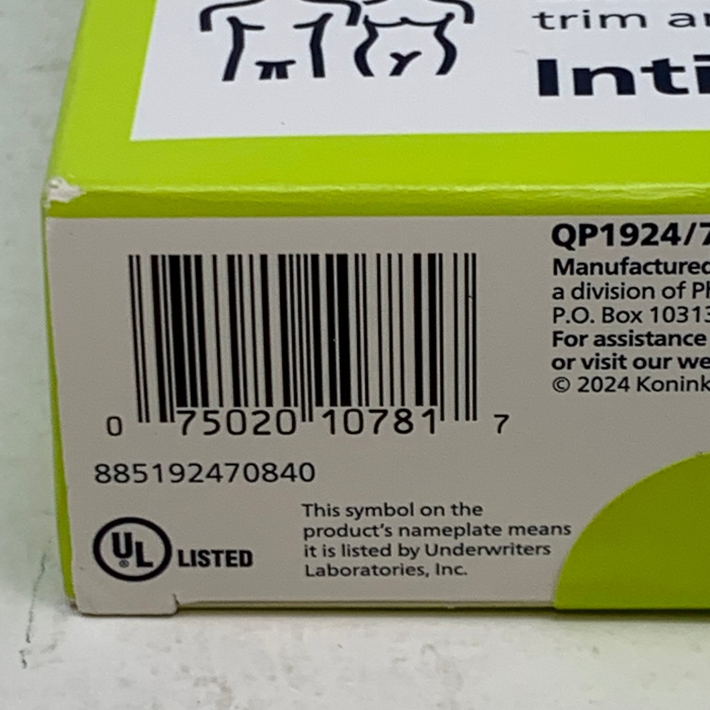 New Philips Norelco OneBlade Personal Body Groomer & Trimmer QP1924/70