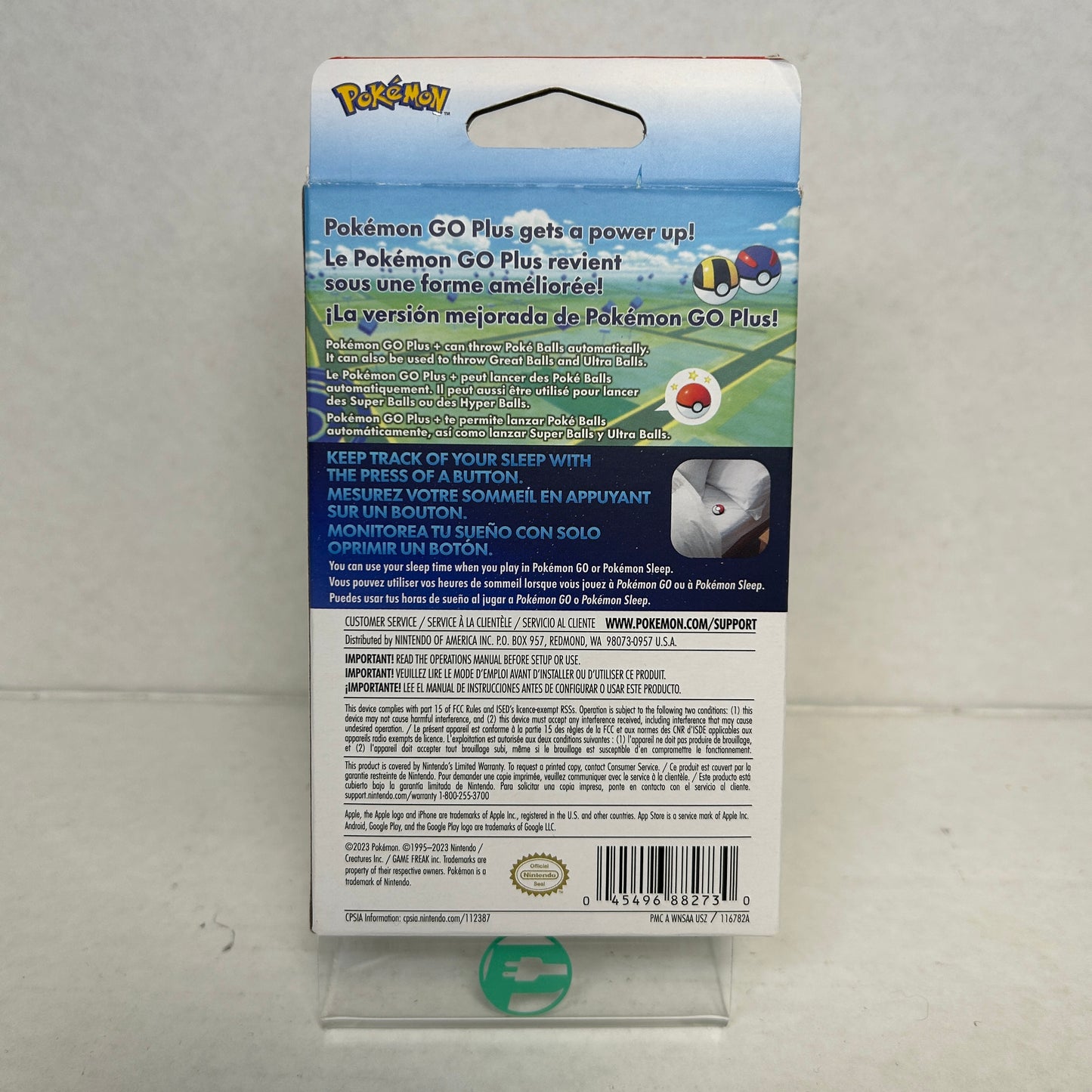 Niantic Pokemon Go Plus+ Super Ball Hyper Ball Game PMCAWNSAA