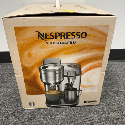 New Nespresso Vertuo Creatista by Breville BVE850BSS Stainless Steel Coffee Maker