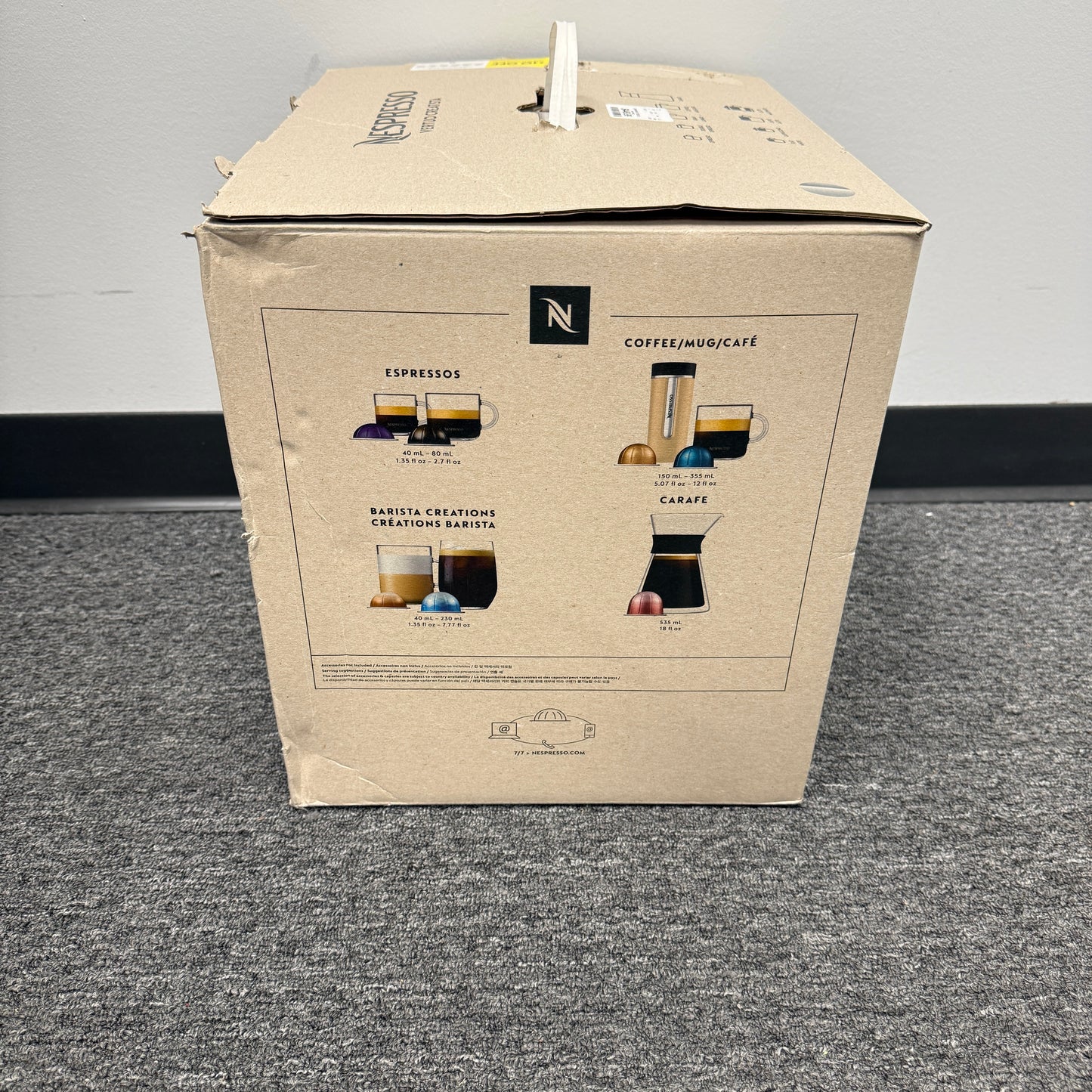 New Nespresso Vertuo Creatista by Breville BVE850BSS Stainless Steel Coffee Maker