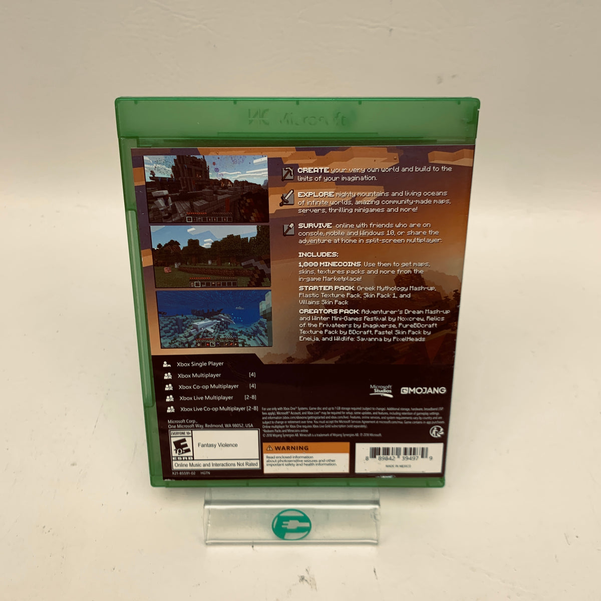Minecraft Master Collection (Microsoft Xbox One, 2018)