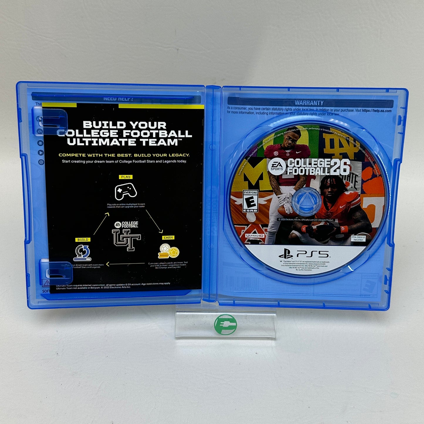 EA Sports College Football 26 CIB Sony PlayStation 5 PS5 2025 Video Game