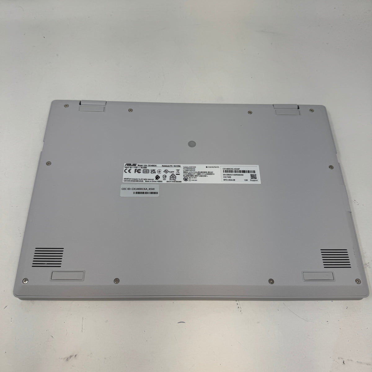 Asus Chromebook CX1400CK Celeron N4500 1.1GHz 4GB RAM 32GB eMMC