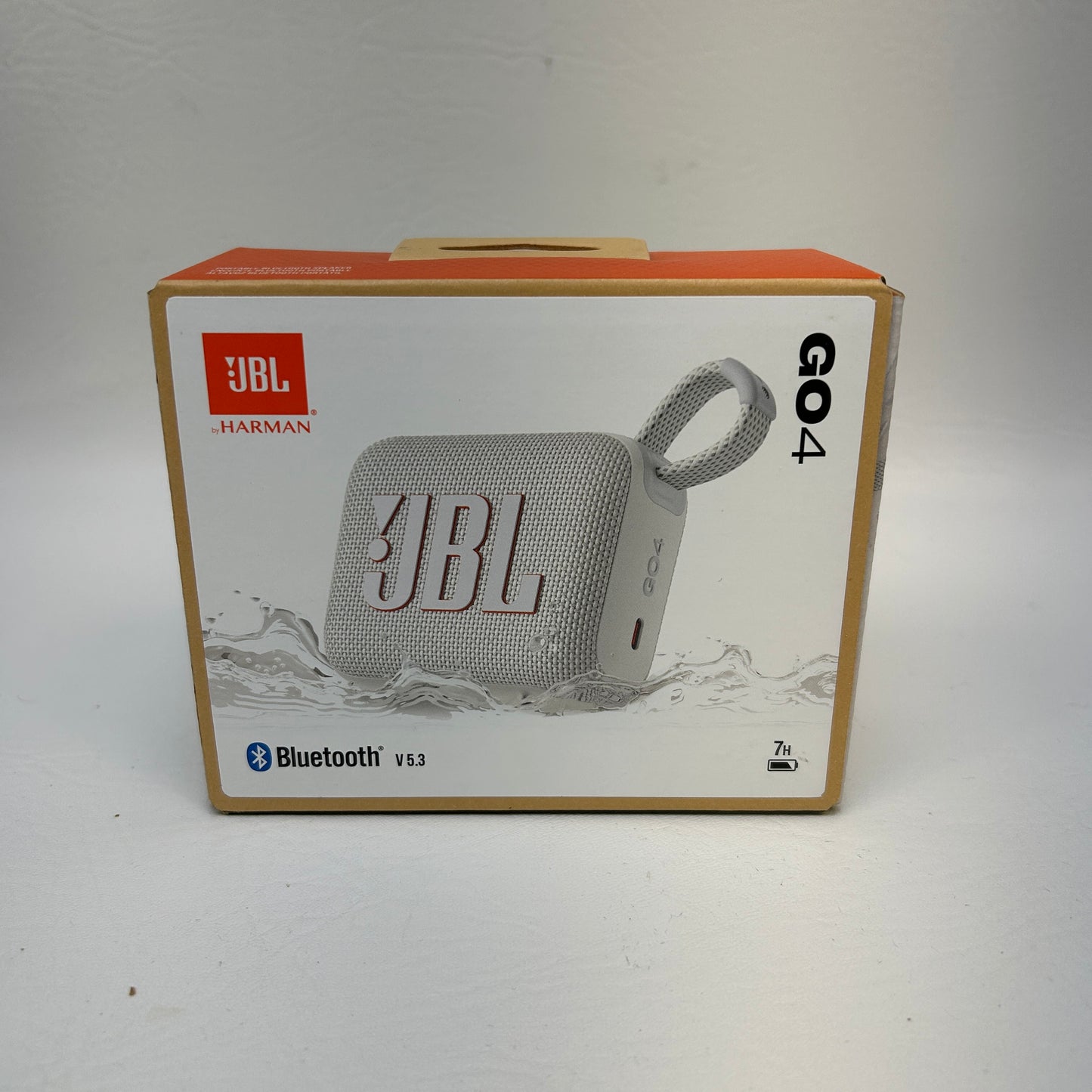 New JBL Go 4 Portable Wireless Bluetooth Speaker White JBLGO4WHTAMAC
