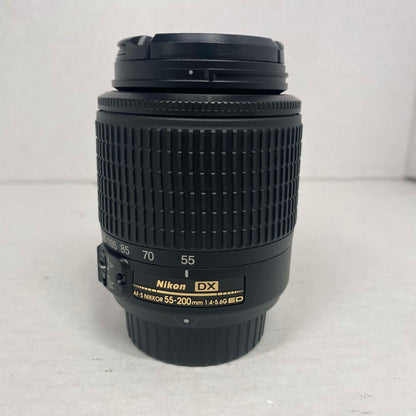 Nikon AF-S DX NIKKOR 55-200mm f/4.5-5.6 ED Auto & Zoom Lens F