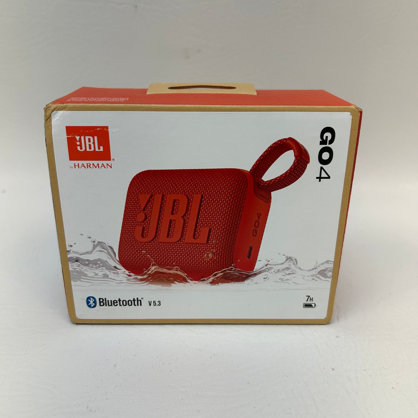 New JBL Go 4 Portable Wireless Bluetooth Speaker Red JBLGO4REDAM