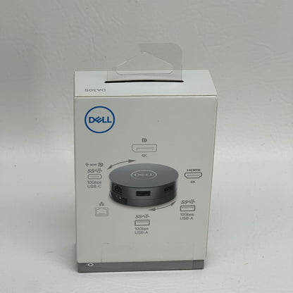 New Dell DA305 6MC1K 6-in-1 USB-C Multiport Adapter HDMI VGA Ethernet USB-C 