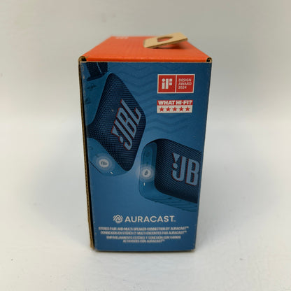 New JBL Go 4 Portable Wireless Bluetooth Speaker Blue JBLGO4BLUAM