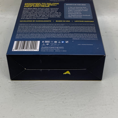New Audien Atom ONE OTC Hearing Aids AT1RB004 Rechargeable