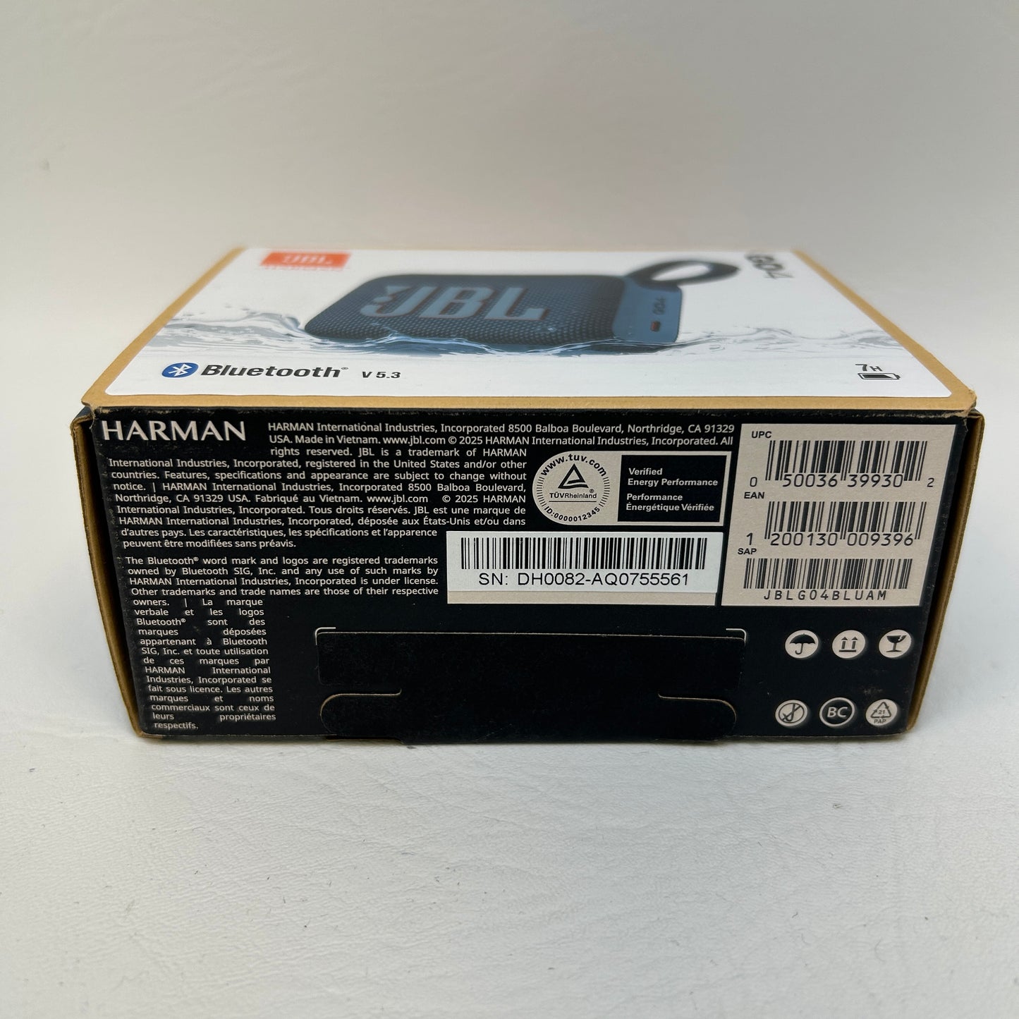 New JBL Go 4 Portable Wireless Bluetooth Speaker Blue JBLGO4BLUAM