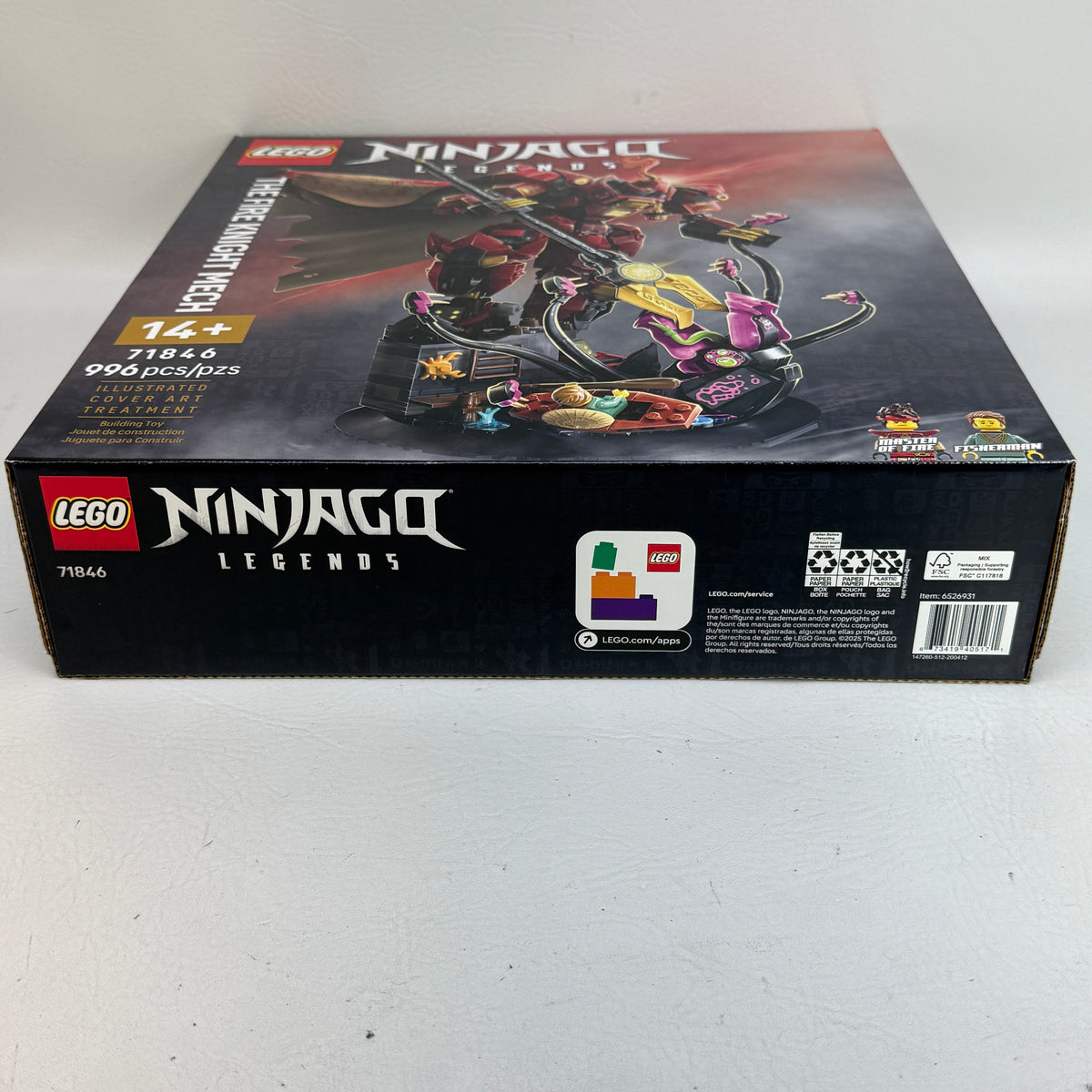 New LEGO 71846 Ninjago Legends The Fire Knight Mech Set 996 pcs 14+