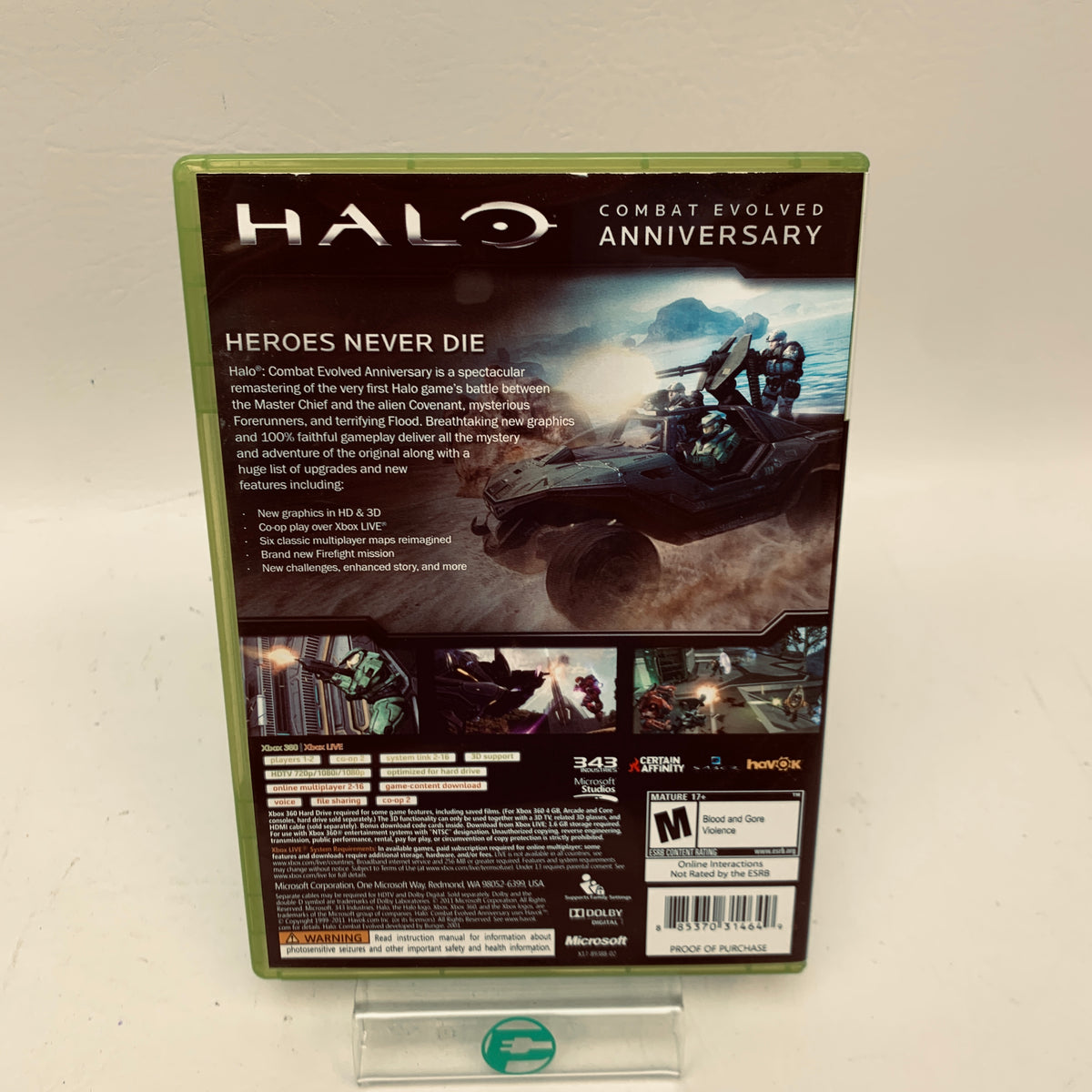 Halo: Combat Evolved Anniversary (Microsoft Xbox 360, 2011)