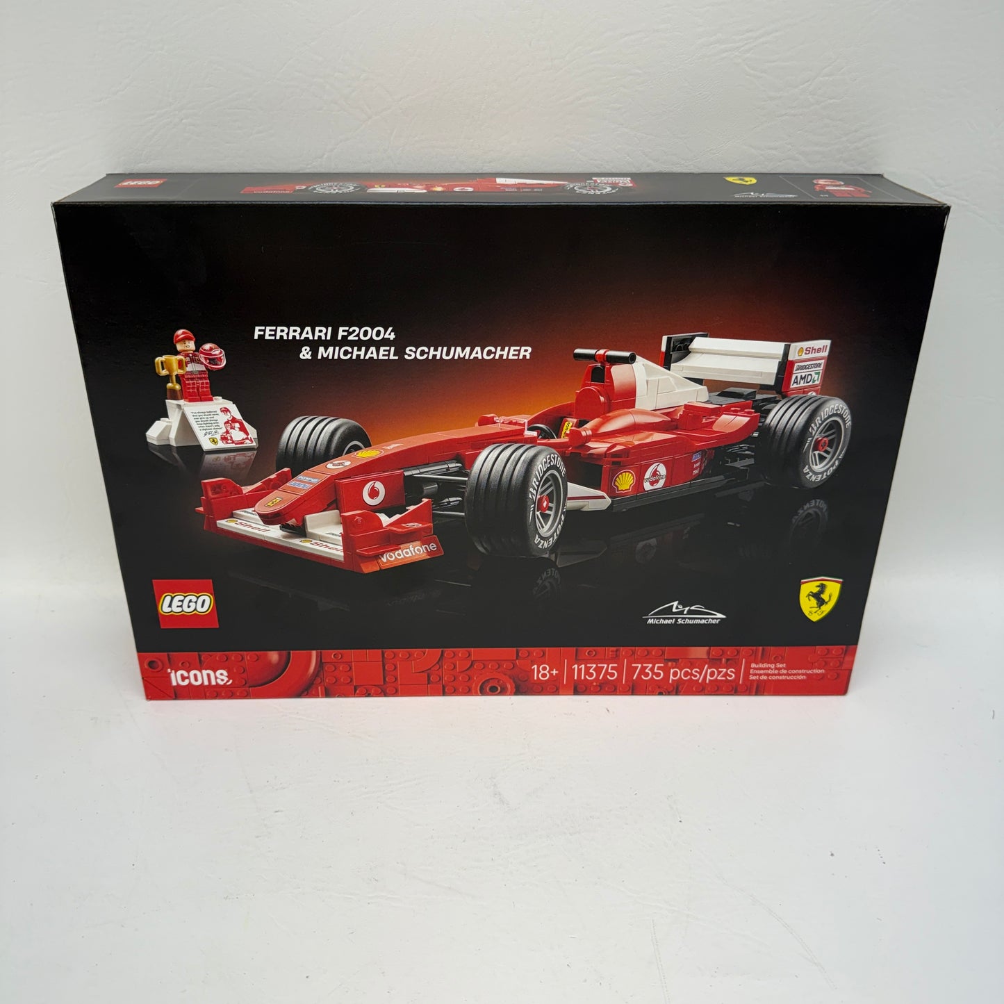 New Lego Ferrari F2004 & Michael Schumacher  Building Set for Adults 11375