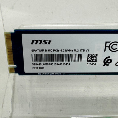 MSI SPATIUM M450 1TB M.2 2280 NVMe PCIe Internal SSD