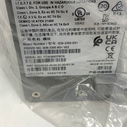 Cisco IEM-3400-8S Catalyst Expansion Module