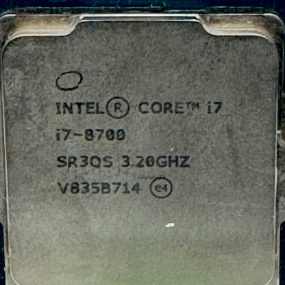 Intel Core i7-8700 3.20GHz 6 Core SR3QS 12 Thread LGA 1151