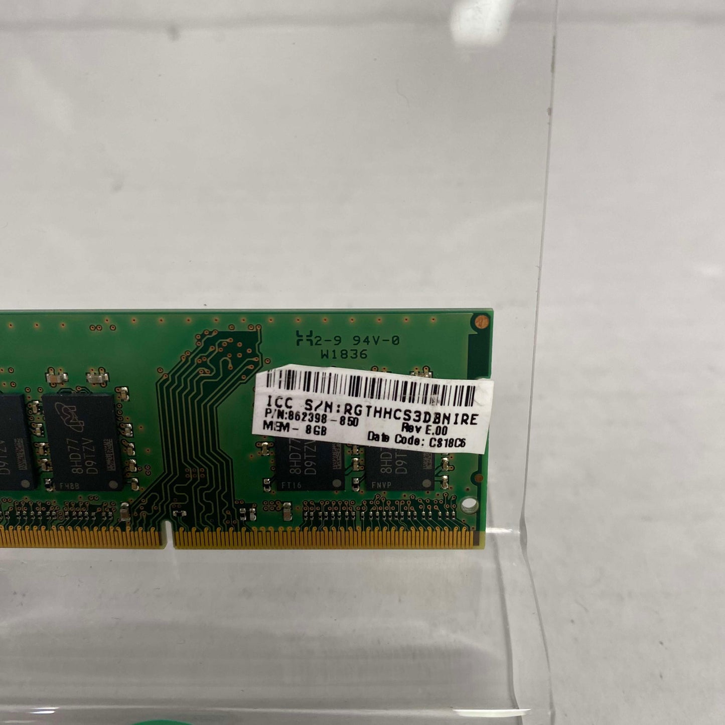 Kingston 1Rx8 PC4-2666V-SA1-11 8GB (1x8GB) RAM DDR4 2666MHz HP26D4S9S8MD-8