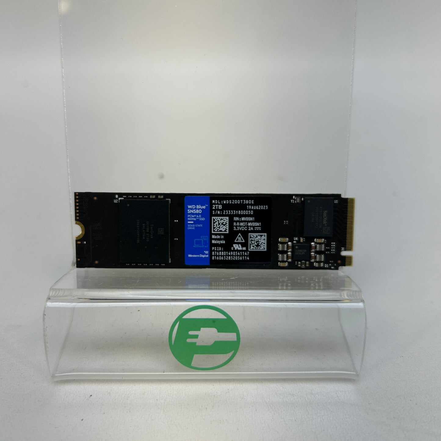 Western Digital WD M.2 2280 WDS200T3B0E 2TB PCIe 4.0 x4 SSD MVBSN1