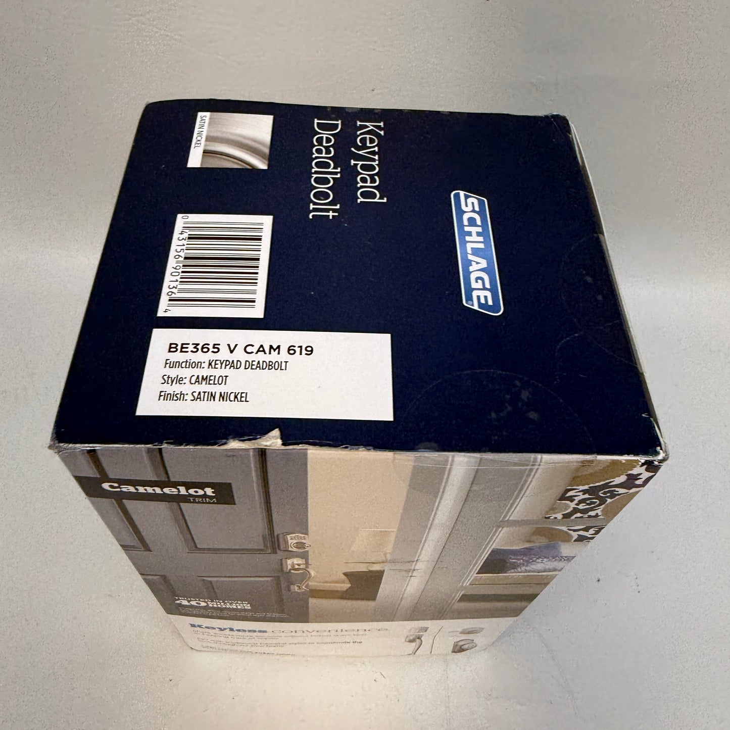 New Schlage FBE365 V Cam 619 ACC Camelot Keypad Deadbolt 901364