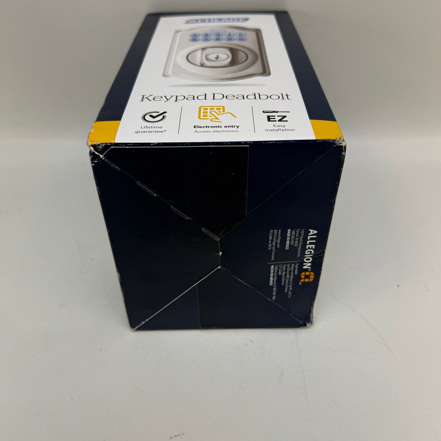 New Schlage FBE365 V Cam 619 ACC Camelot Keypad Deadbolt 901364