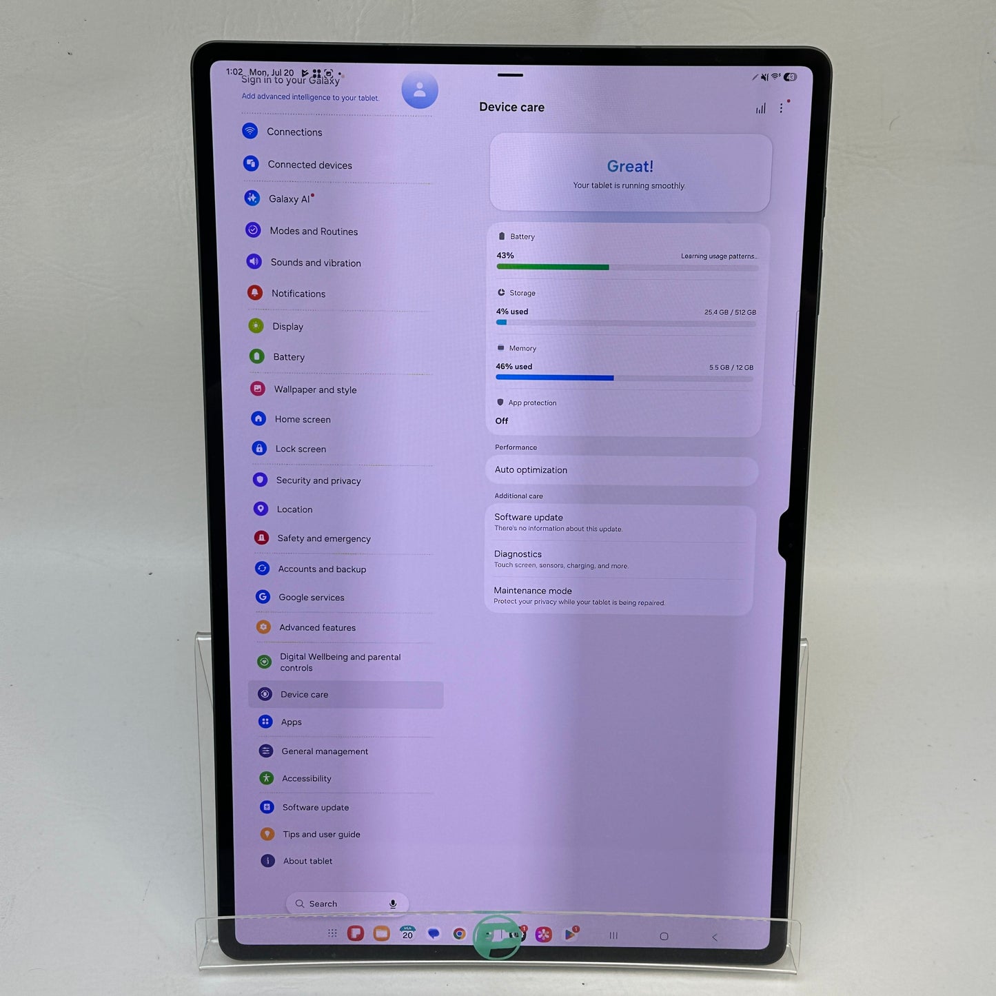 WiFi Only Samsung Galaxy Tab S9 Ultra 14.6" 512GB Graphite SM-X910