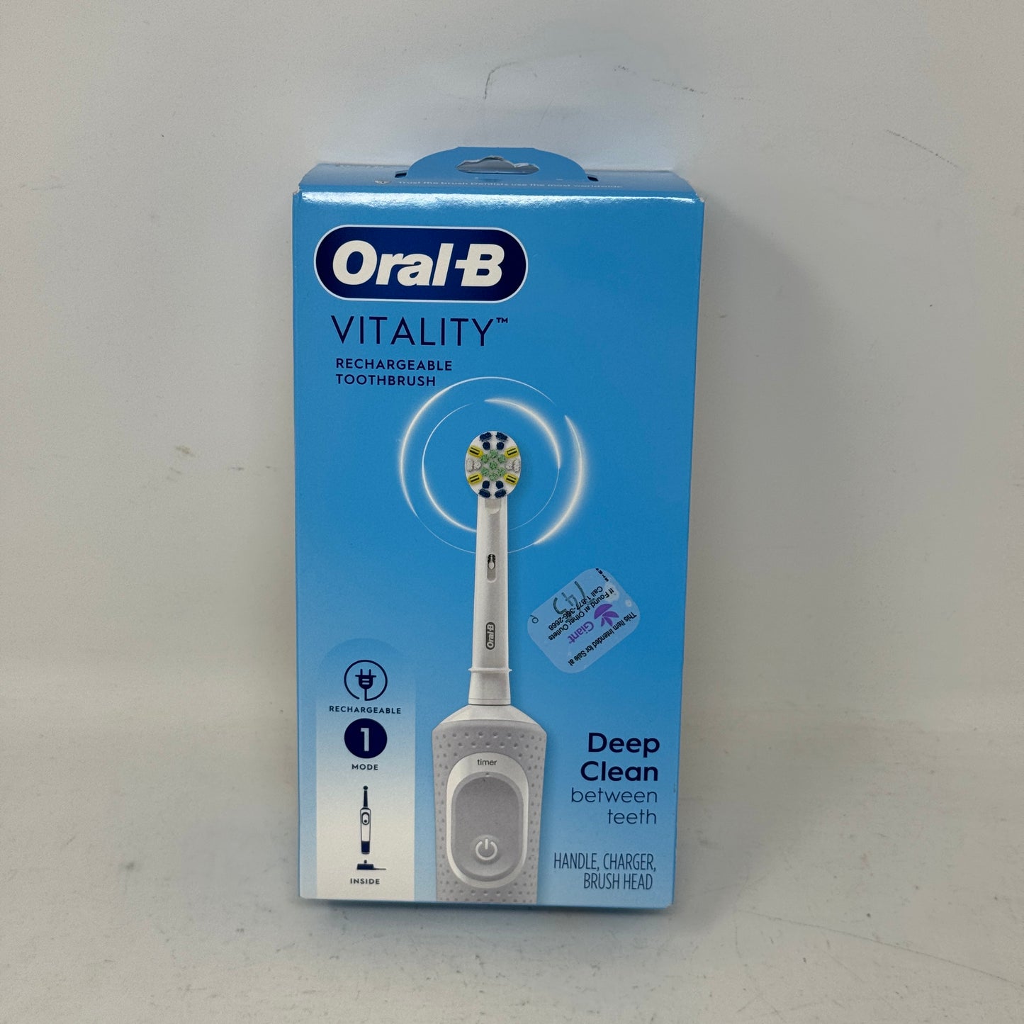 New Oral-B Vitality FlossAction Rechargeable Electric Toothbrush 6691