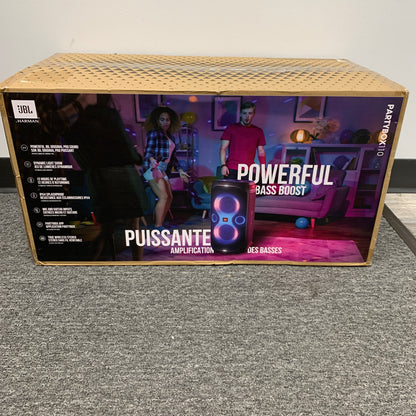 New JBL PartyBox 110 Portable Party Speaker Black JBLPARTYBOX110AM
