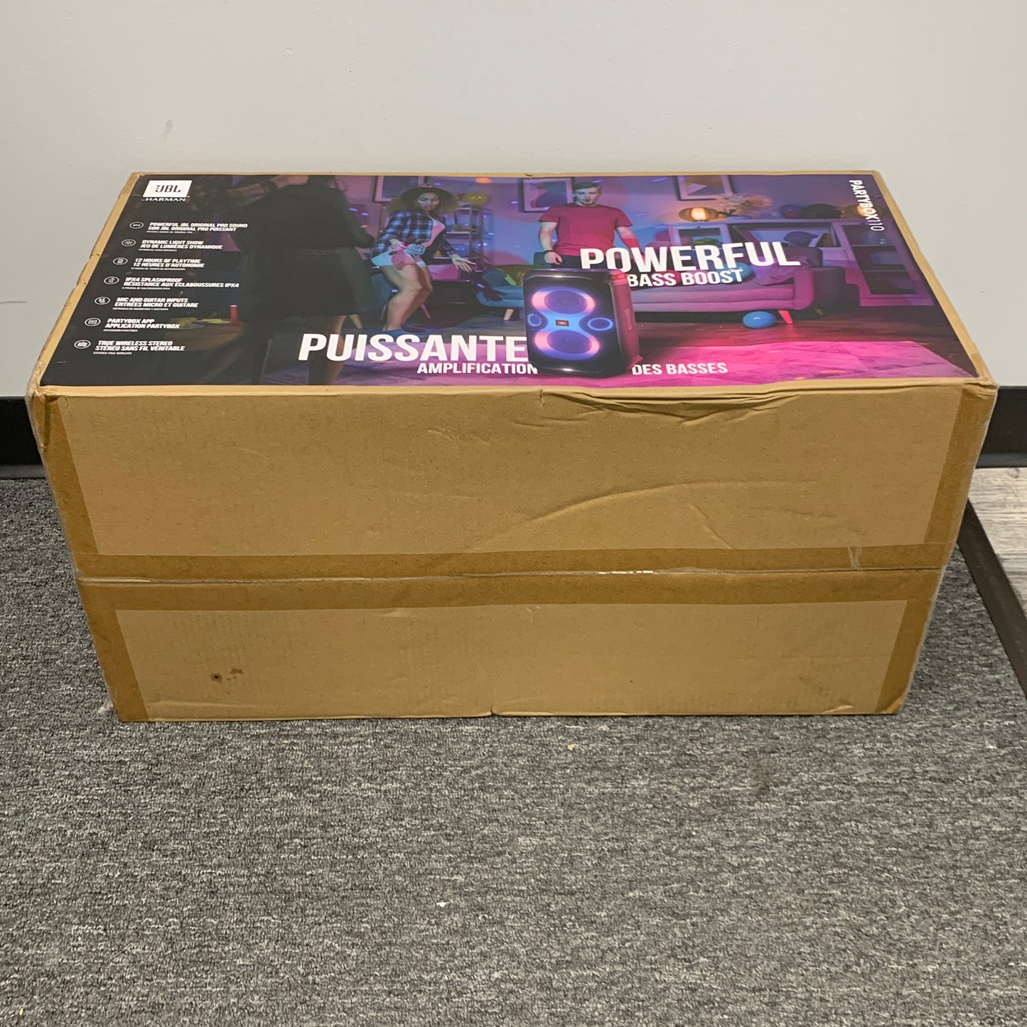 New JBL PartyBox 110 Portable Party Speaker Black JBLPARTYBOX110AM