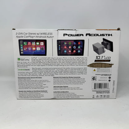 New Power Acoustik CPAA-10MW 10.6" Car Stereo Wireless CarPlay