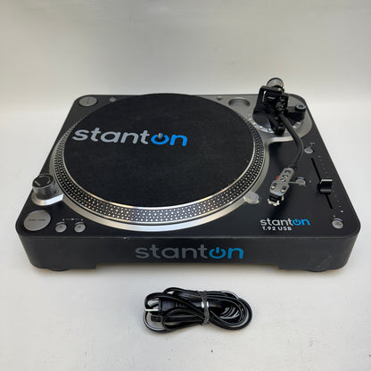 Stanton T.92 USB Direct Drive DJ Turntable Black