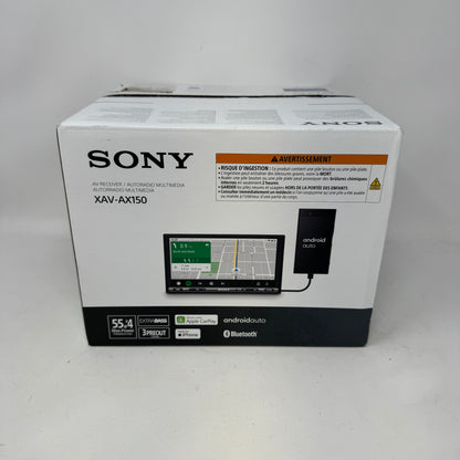 New Sony XAV-AX150 Digital Media Receiver 6.95" Touchscreen