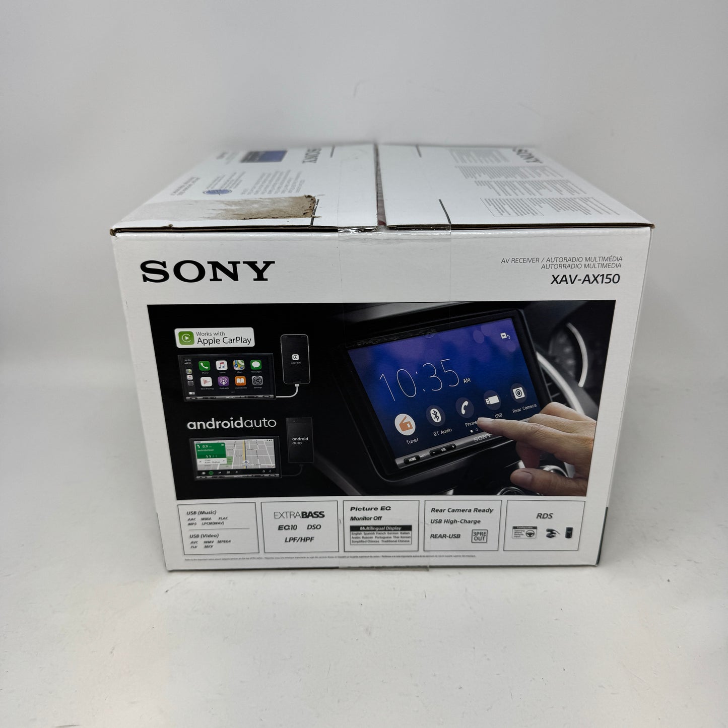 New Sony XAV-AX150 Digital Media Receiver 6.95" Touchscreen
