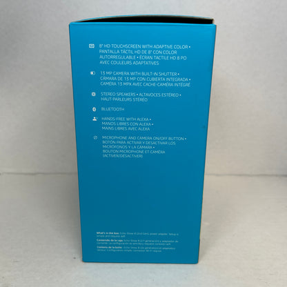 Echo Show 8 2nd Gen Smart Speaker A8H3N2 Charcoal