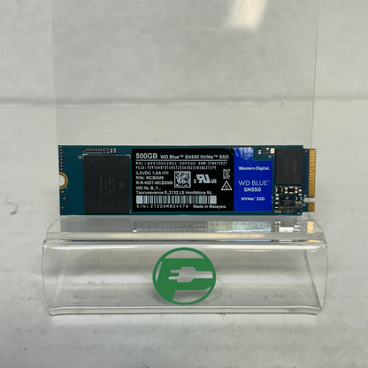 Western Digital WD M.2 2280 WD Blue SN550 500GB PCIe Gen3 x4 NVMe SSD WDS500G2B0