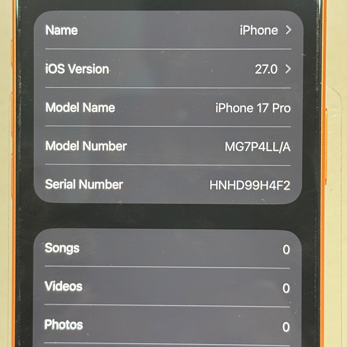 Apple iPhone 17 Pro 512GB Cosmic Orange MG7P4LL/A