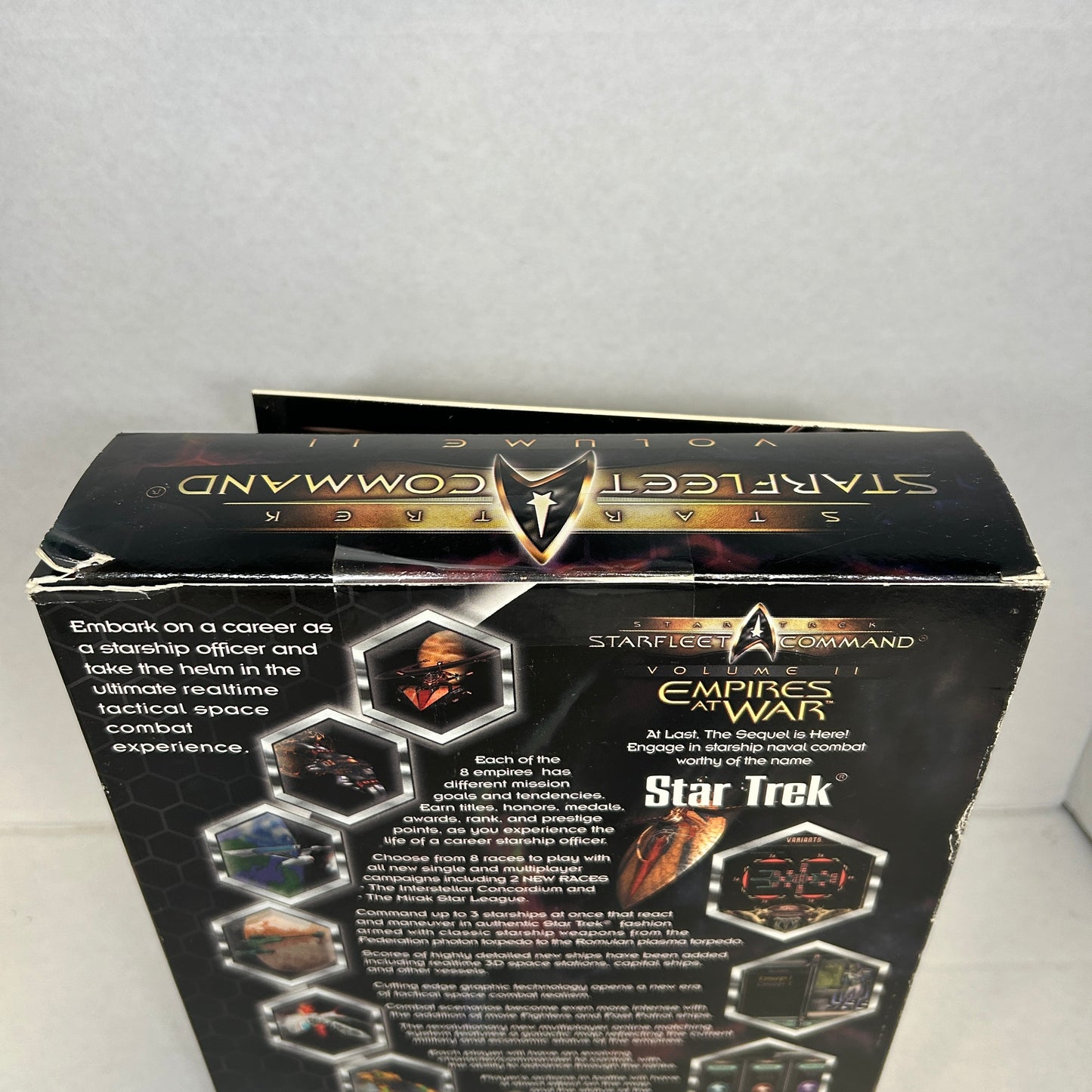 New Star Trek Starfleet Command Volume II Empires At War [Big Box] (PC, 2000)