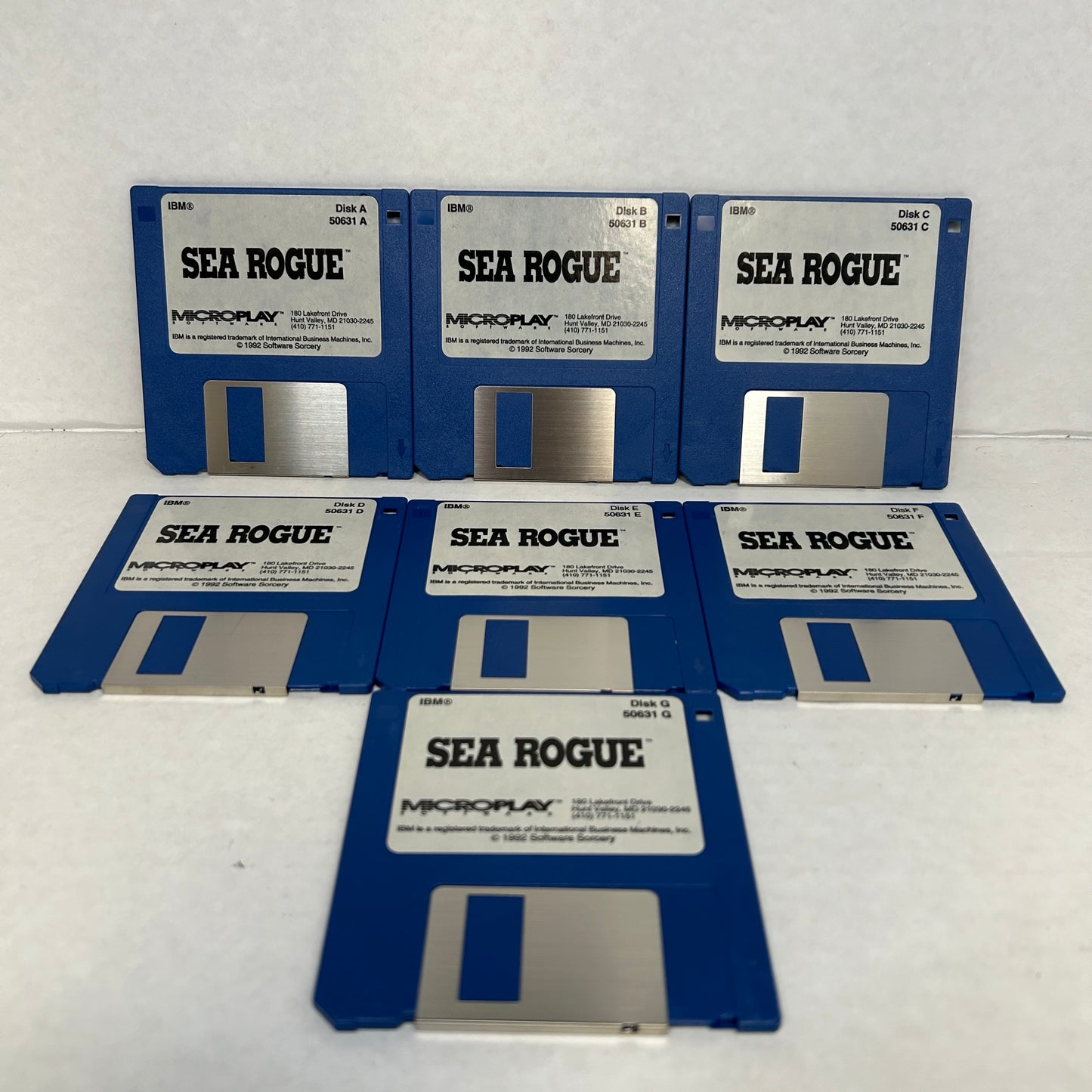 Vintage Sea Rogue PC Game Microplay 1992
