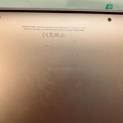 2020 Apple MacBook Air 13.3" i3 1.1GHz 8GB RAM 256GB SSD Gold MWTL2LL/A