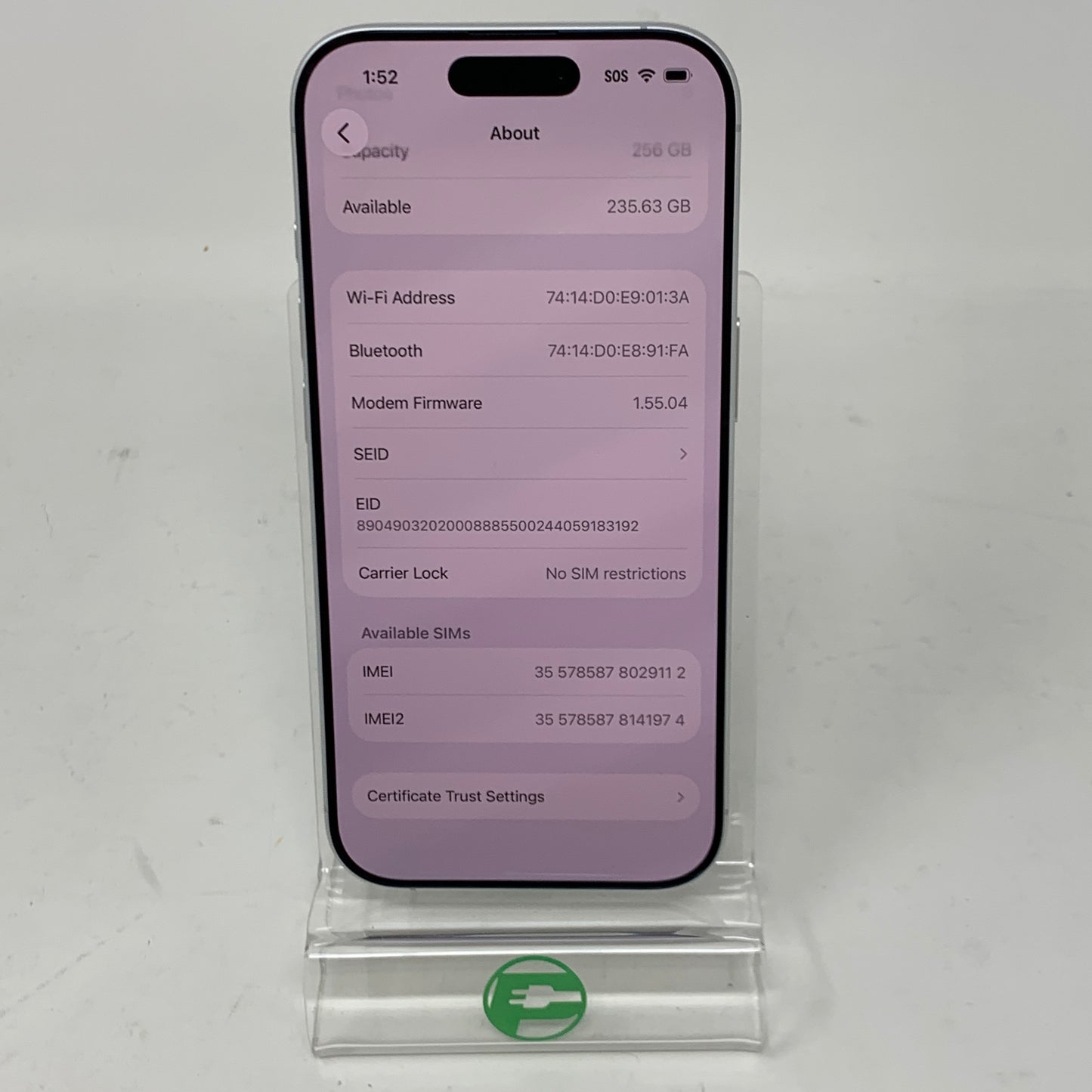 Factory Unlocked Apple iPhone 17 256GB White MG474LL/A