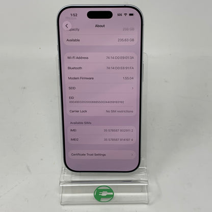 Factory Unlocked Apple iPhone 17 256GB White MG474LL/A