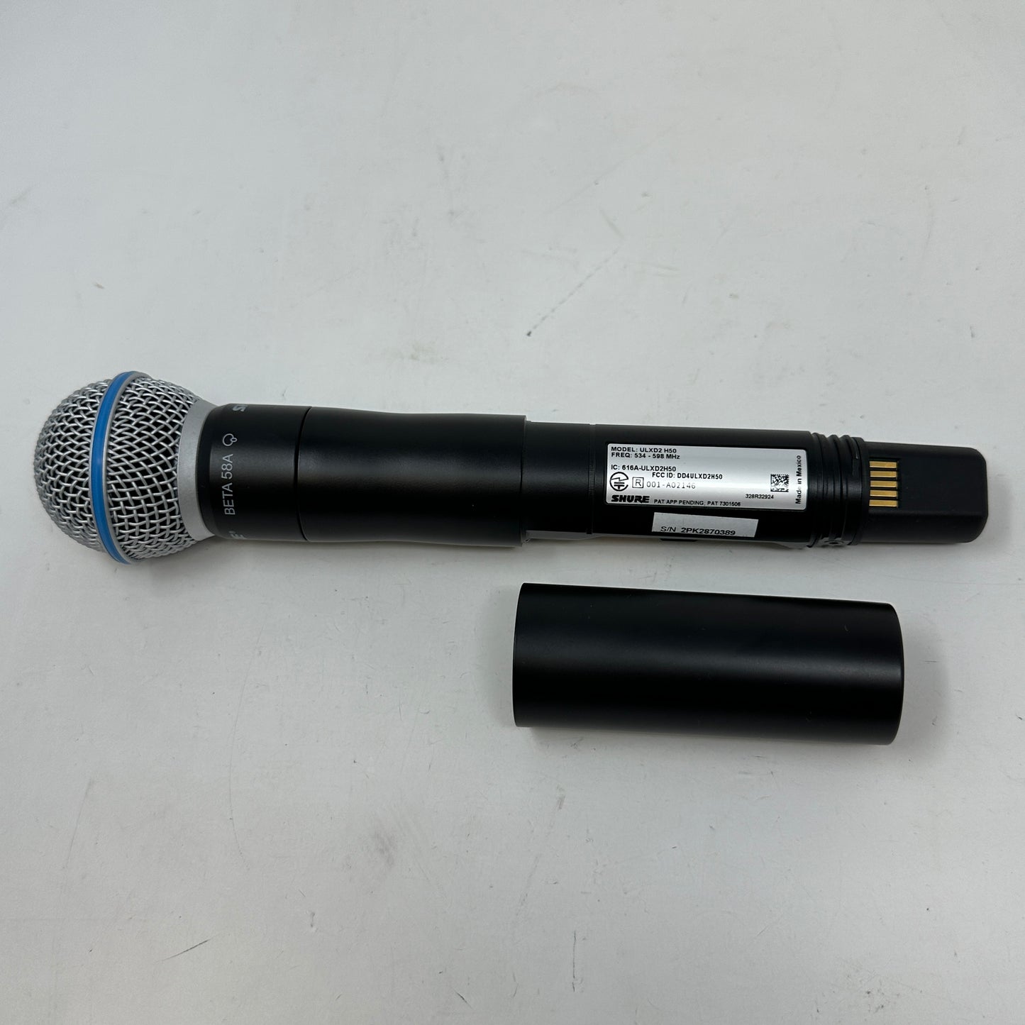 Shure ULXD2/B58A-H50 Handheld Wireless Microphone Transmitter 534-598 MHz