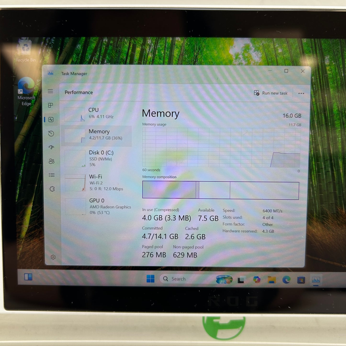 Asus ROG Ally 7" AMD Ryzen Z1 Extreme 16GB RAM 512GB White RC71L-ALLY.Z1X_512
