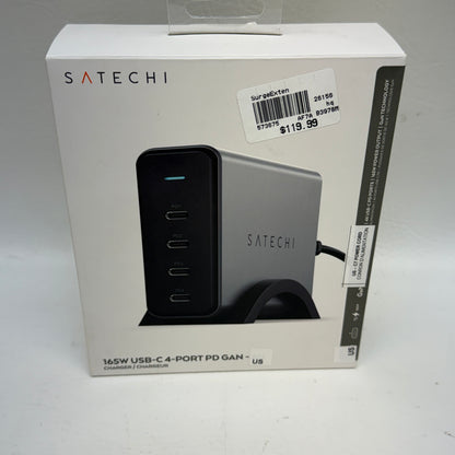 New Satechi 165W USB-C 4-Port GAN Desktop Charger Hub ST-UC165GM-US